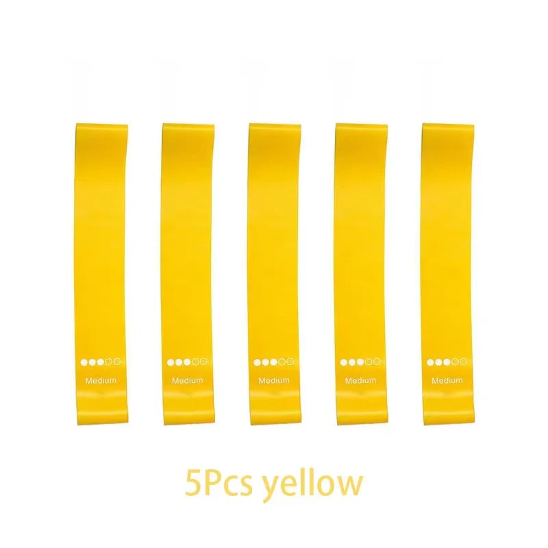 5 Levels Portable Fitness Workout Equipment Rubber Resistance Bands Yoga Gym Elastic Strength Pilates Crossfit Weight Sports