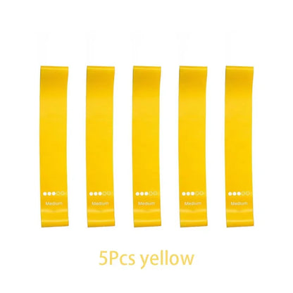 5 Levels Portable Fitness Workout Equipment Rubber Resistance Bands Yoga Gym Elastic Strength Pilates Crossfit Weight Sports