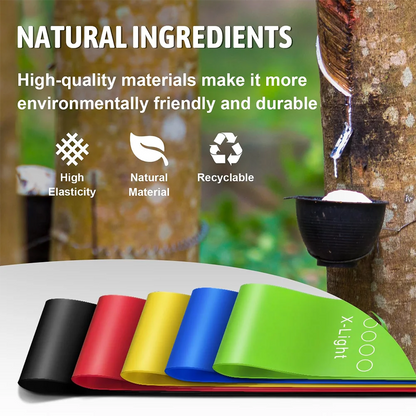 5 Levels Portable Fitness Workout Equipment Rubber Resistance Bands Yoga Gym Elastic Strength Pilates Crossfit Weight Sports