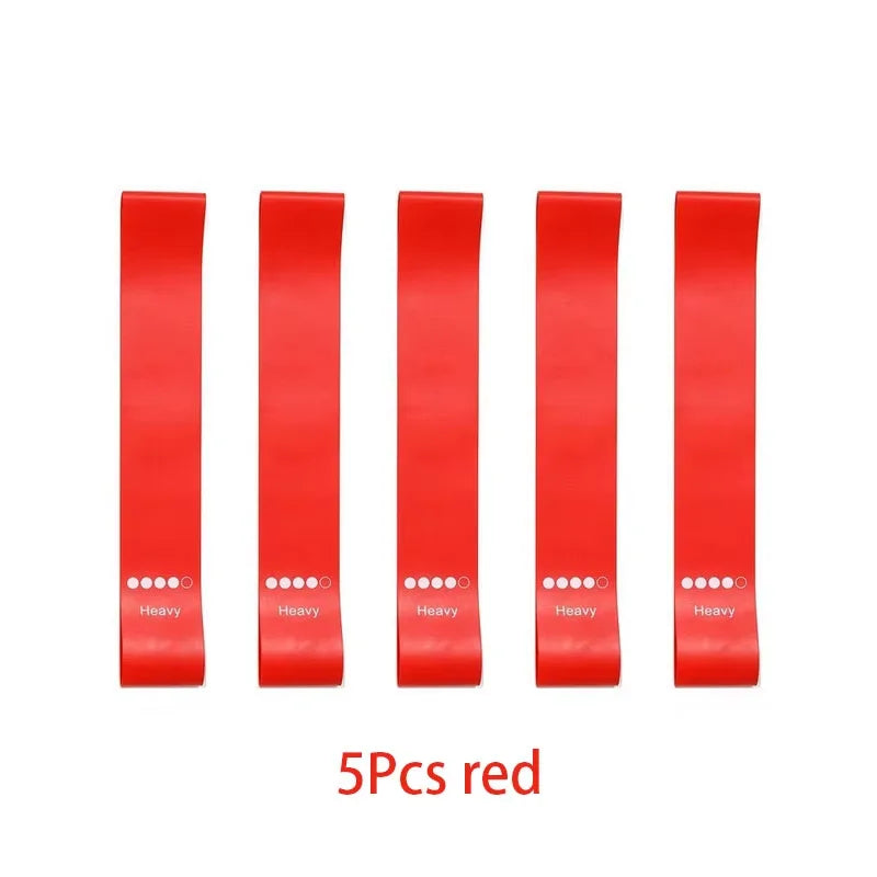 5 Levels Portable Fitness Workout Equipment Rubber Resistance Bands Yoga Gym Elastic Strength Pilates Crossfit Weight Sports